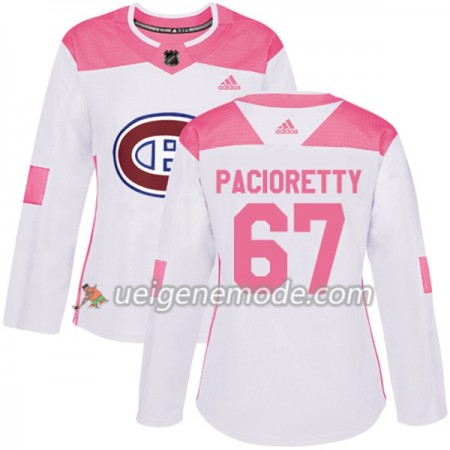 Dame Eishockey Montreal Canadiens Trikot Max Pacioretty 67 Adidas 2017-2018 Weiß Pink Fashion Authentic